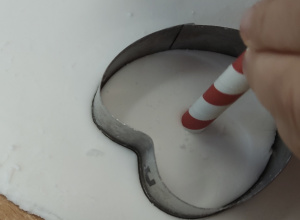 Serca z masy porcelanowej